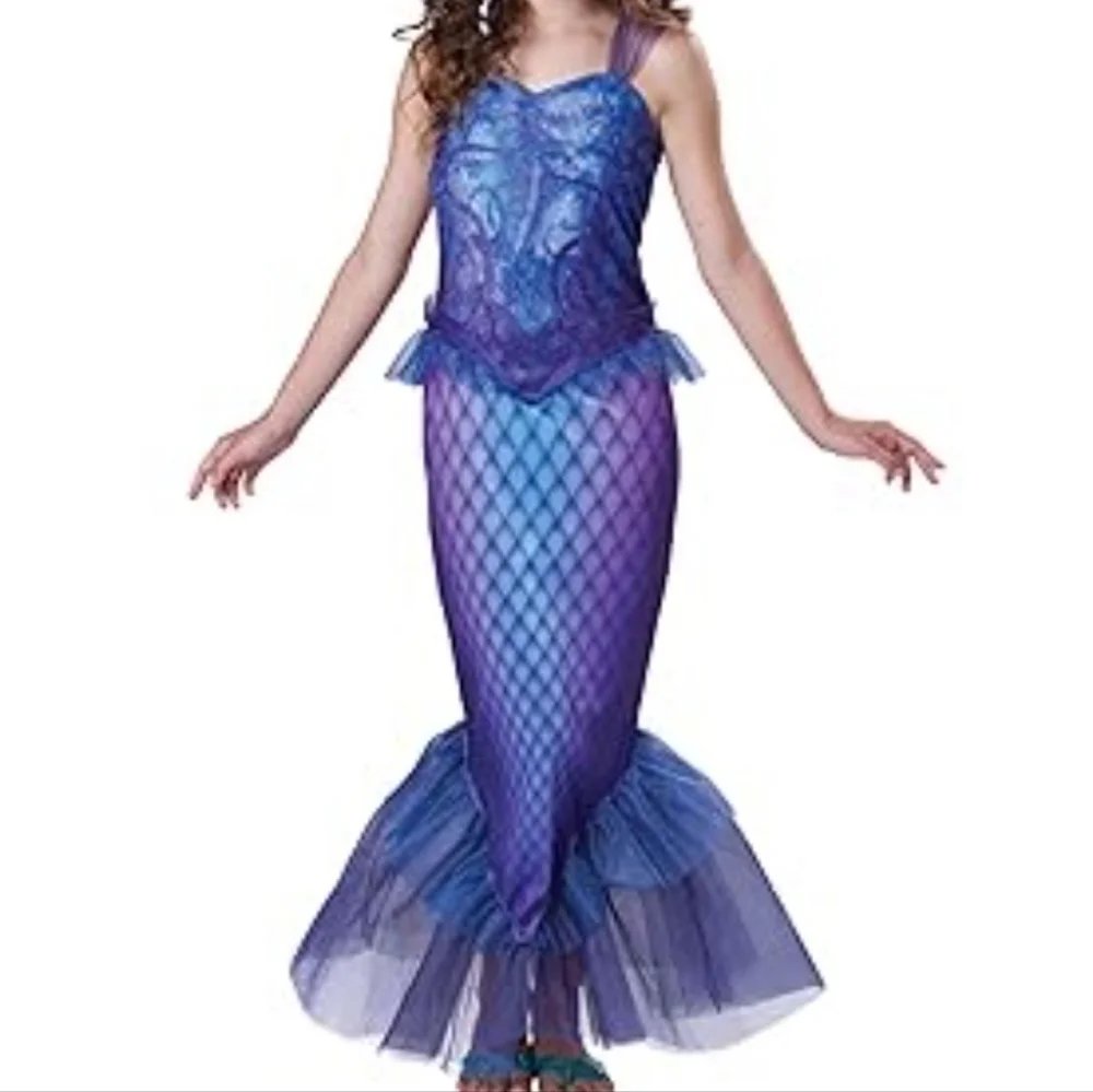 Enchanted Ocean Mermaid Costume - Purple and Blue - Picture 1 of 7